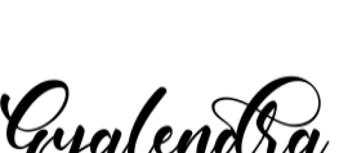 Gyalendra | Freestyle Handwriting Script Font Preview
