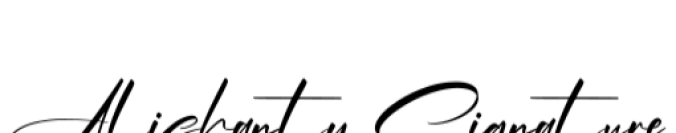 Alishanty Signature Font Preview