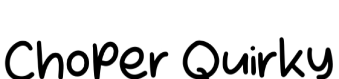 Copher Quirky Font Preview