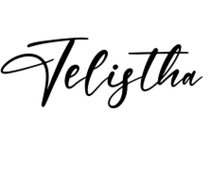Jelistha Font Preview