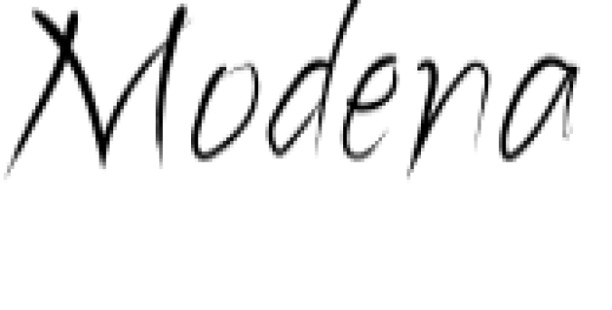 Modena Brush Font Preview