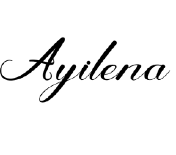 Ayilena Font Preview
