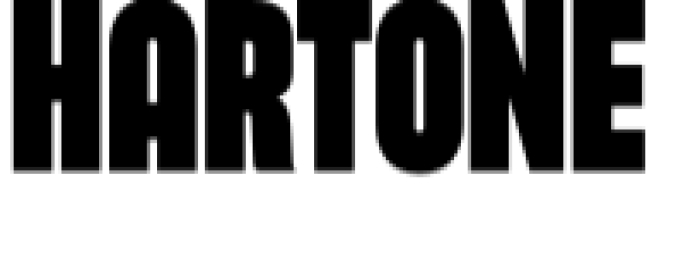 Hartone Font Preview