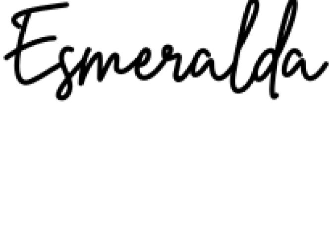 Esmeralda Font Preview
