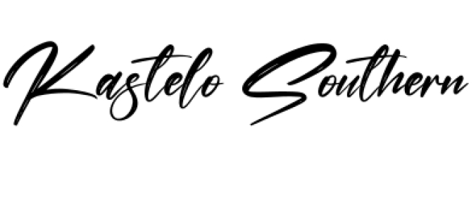 Kastelo Southern Font Preview