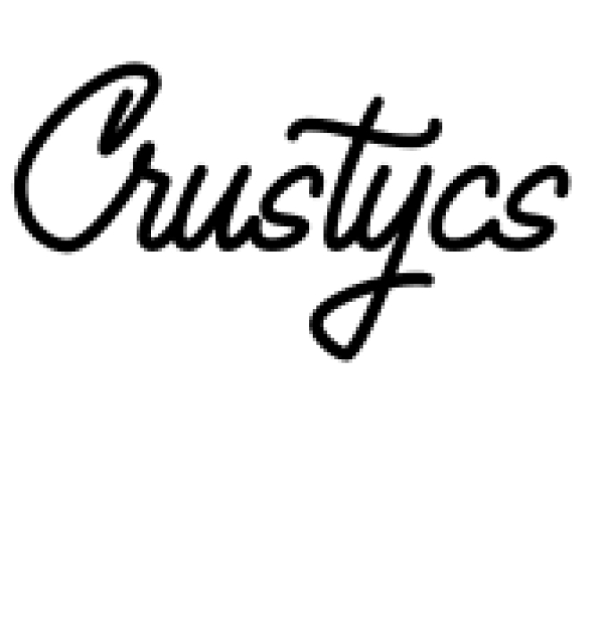 Crustycs Font Preview
