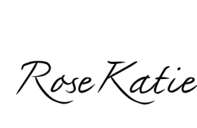 Rose  Katie Font Preview