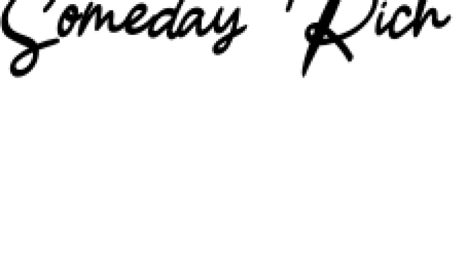 Someday Rich Font Preview