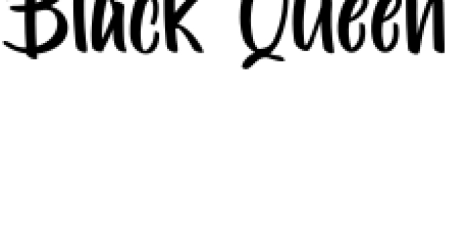 Black Queen Font Preview