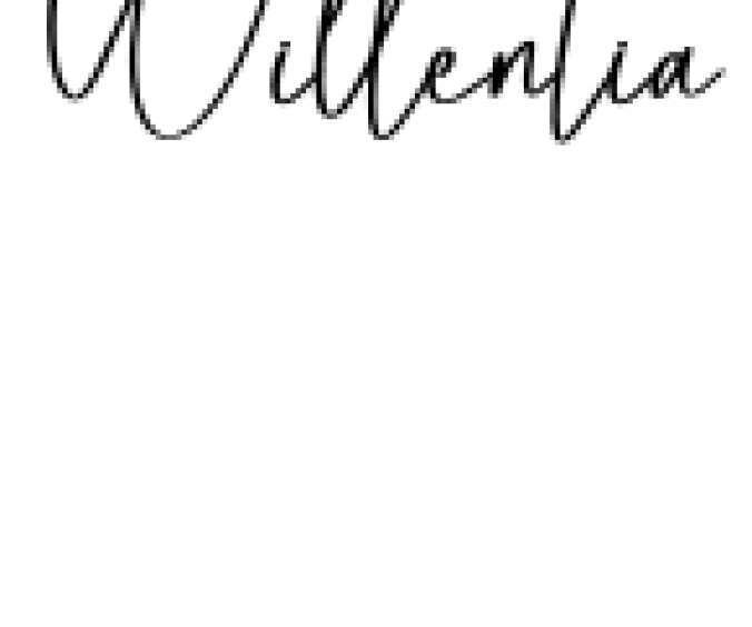 Willentia Font Preview
