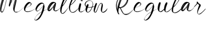 Megallion Font Preview