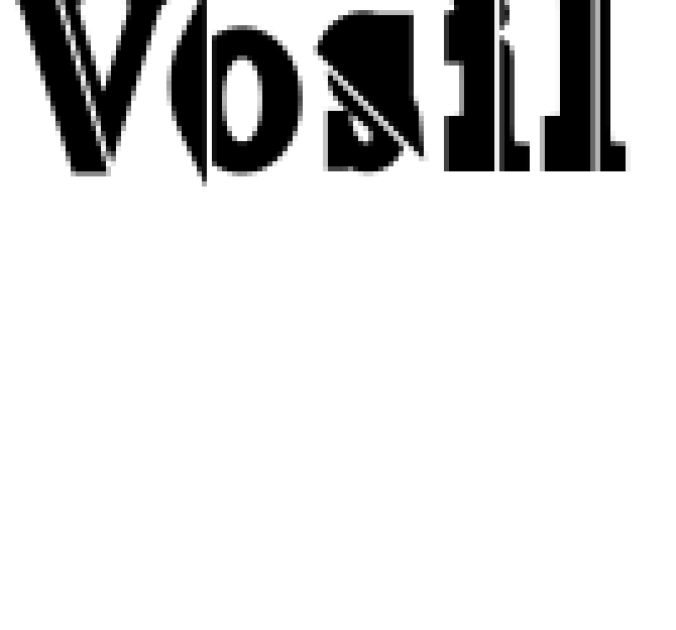 Vosil Font Preview