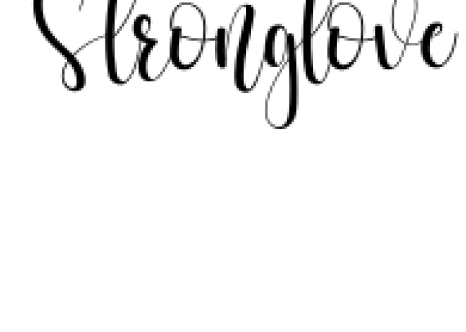 Stronglove Font Preview