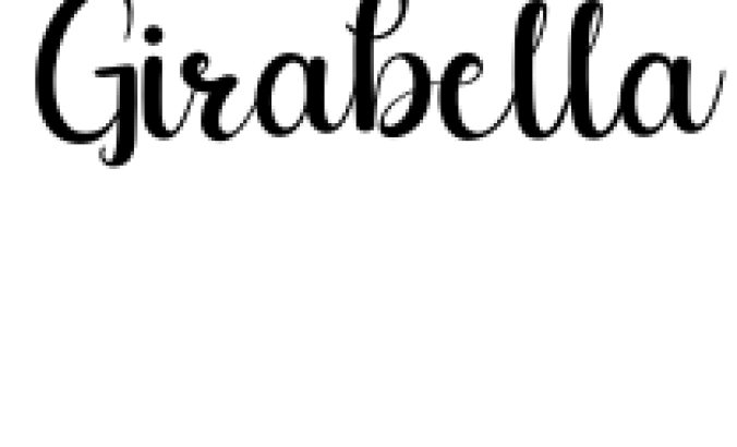 Girabella Font Preview