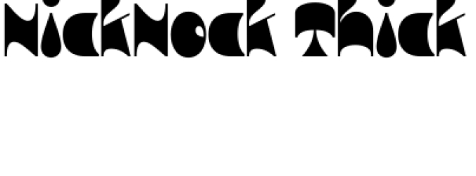 Nick Nock Font Preview