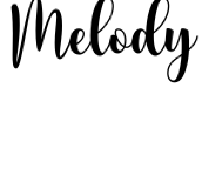 Melody Font Preview