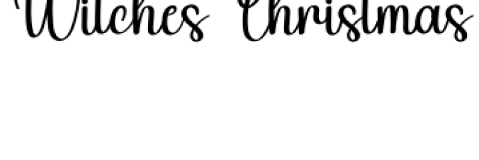 Witches Christmas Font Preview
