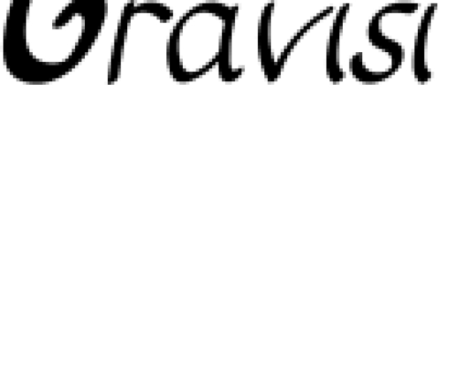 Gravisi Font Preview