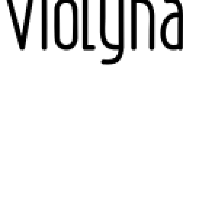 Violyna Font Preview