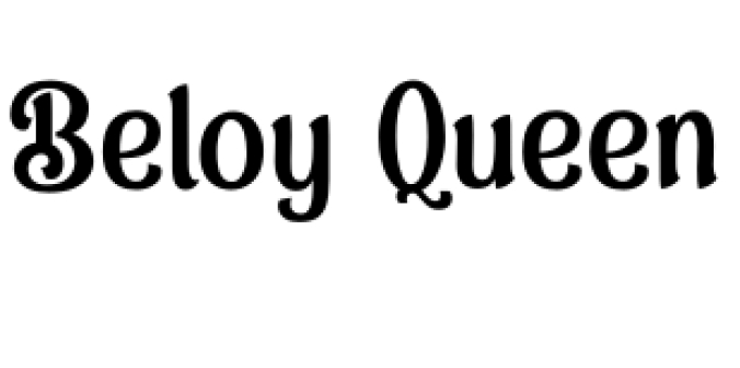 Beloy Queen Font Preview