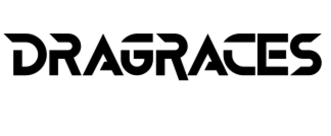Dragraces Font Preview