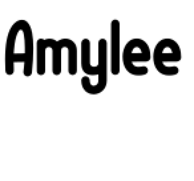 Amylee Font Preview