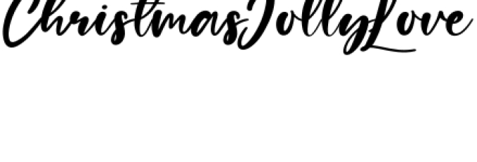 Christmas Jolly Love Font Preview