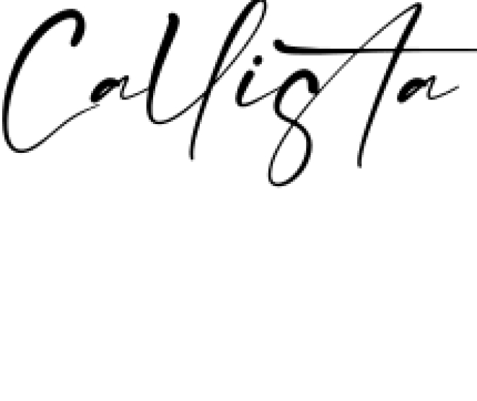 Callista Font Preview