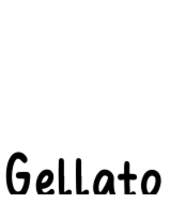 Gellato Font Preview