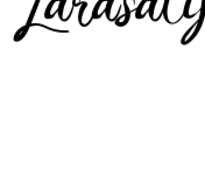 Larasaty Font Preview