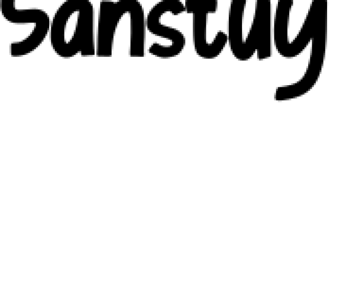 Sanstuy Font Preview