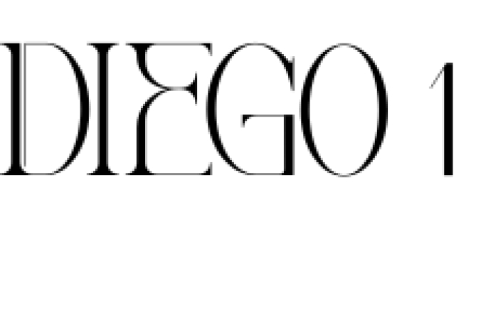 Diego Font Preview