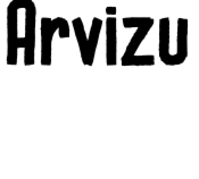 Arvizu Font Preview