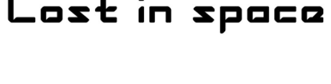Lost in Space Font Preview