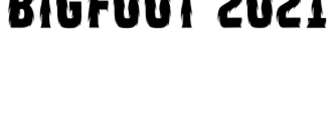 Bigfoot Font Preview