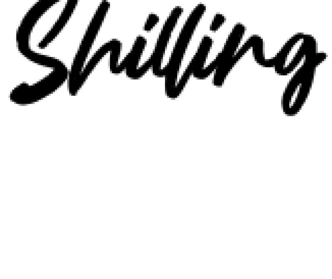 Shilling Font Preview