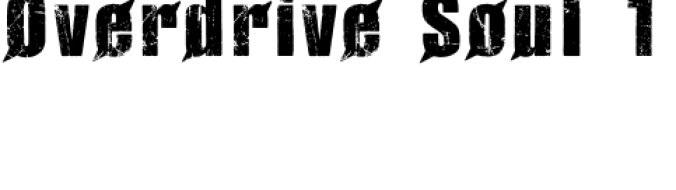 Overdrive Soul Font Preview