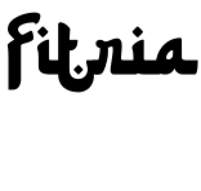 Fitria Font Preview