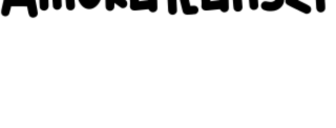 Amoku Runsel Font Preview