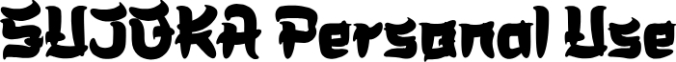 SUJOKA Font Preview