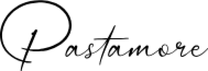 Pastamore Font Preview
