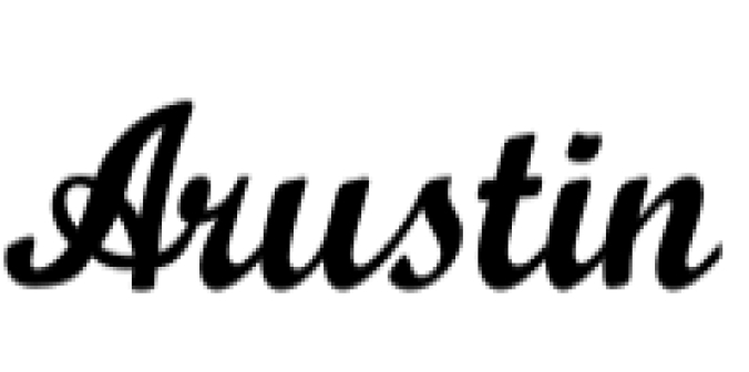 Arustin Font Preview