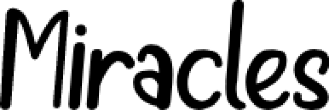 Miracles Font Preview