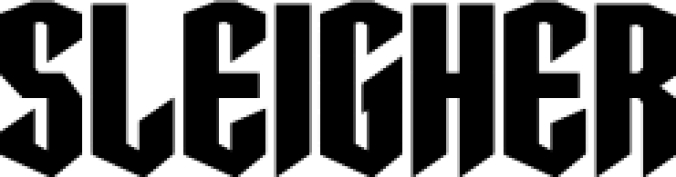 Sleigher Font Preview