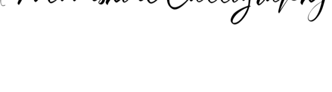 Moonshine Calligraphy Font Preview