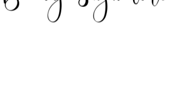 Baby Signature Font Preview