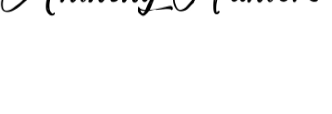 Anthony Hunters Font Preview