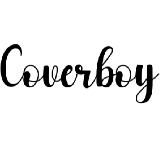 Coverboy Font Preview