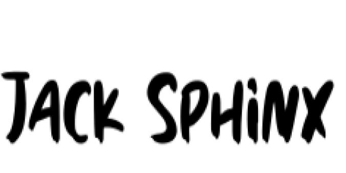 Jack Sphinx Font Preview