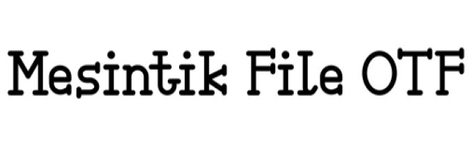 Fingher Machine Font Preview
